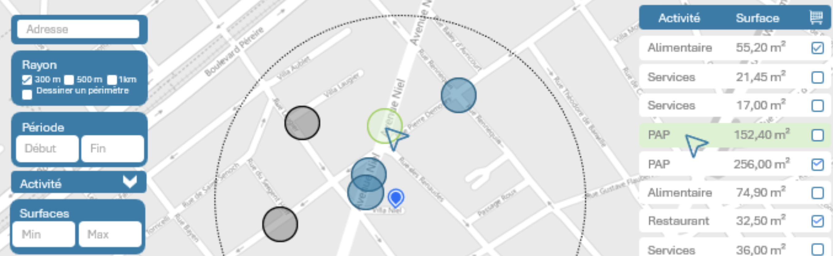 Capture d’écran de l’application Comparables.fr